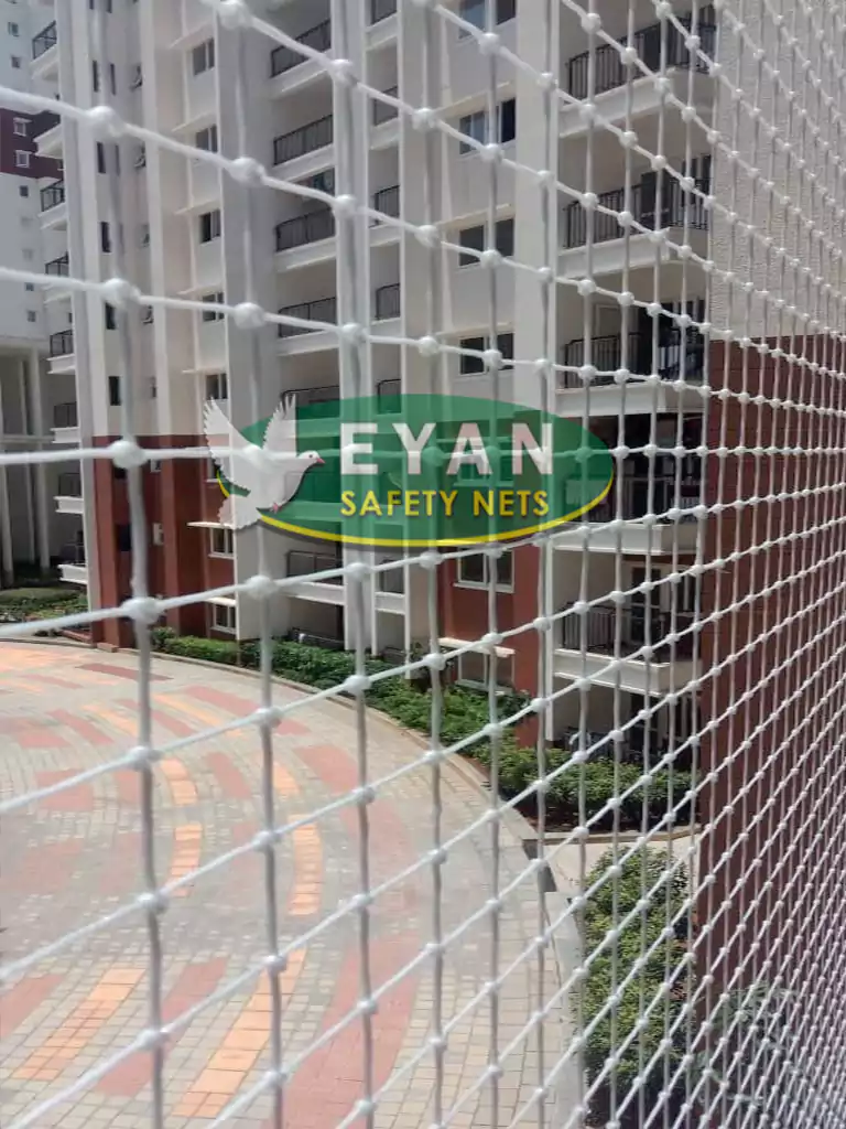 Balcony Net Installation